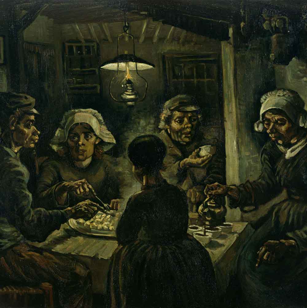 梵高 吃土豆的人