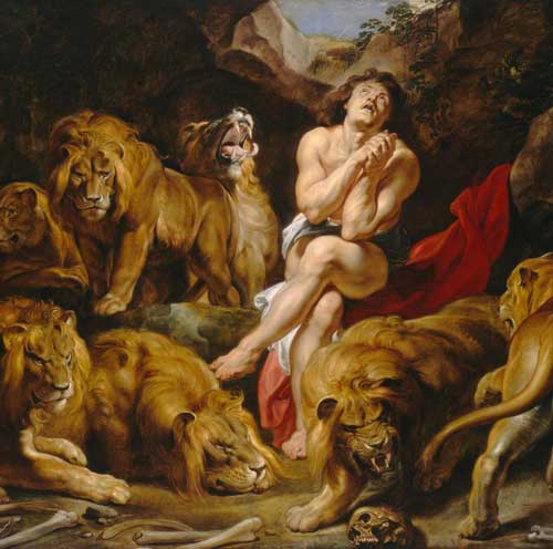 魯本斯 獅穴中的丹尼爾